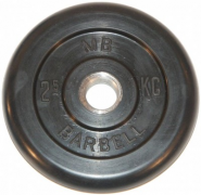 Обрезиненный диск Barbell 2,5 кг 26 мм MB-PltB26-2,5